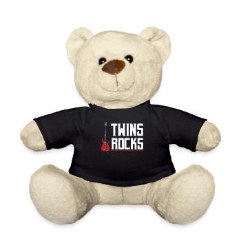 Zwillinge - Teddy - Schwarz - Vorne