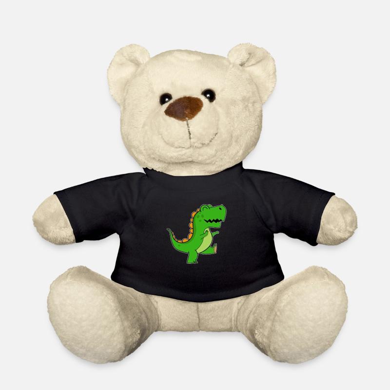 Tshirt Enfant T-Rex Dinosaure - Nounours - noir