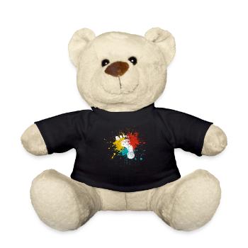 Foot - Teddy Bear - black - Front