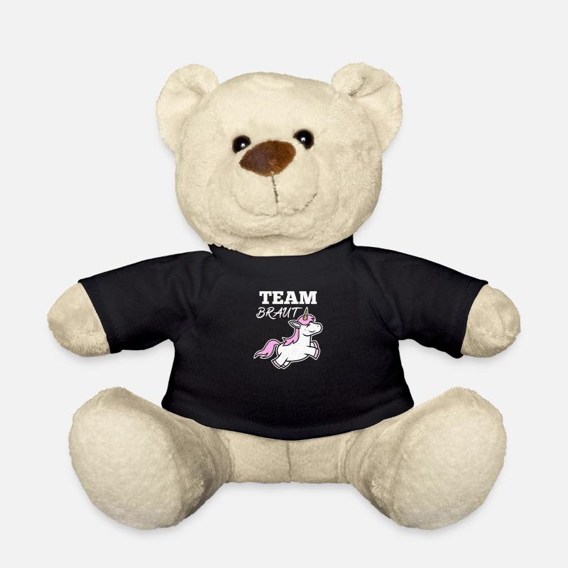 Einhorn Junggesellenabschieb Braut Party - Teddy - Schwarz
