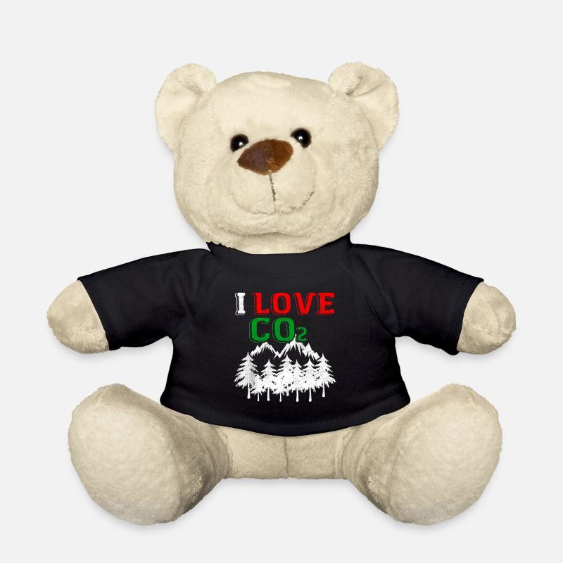 I love CO2 - Teddy - Schwarz