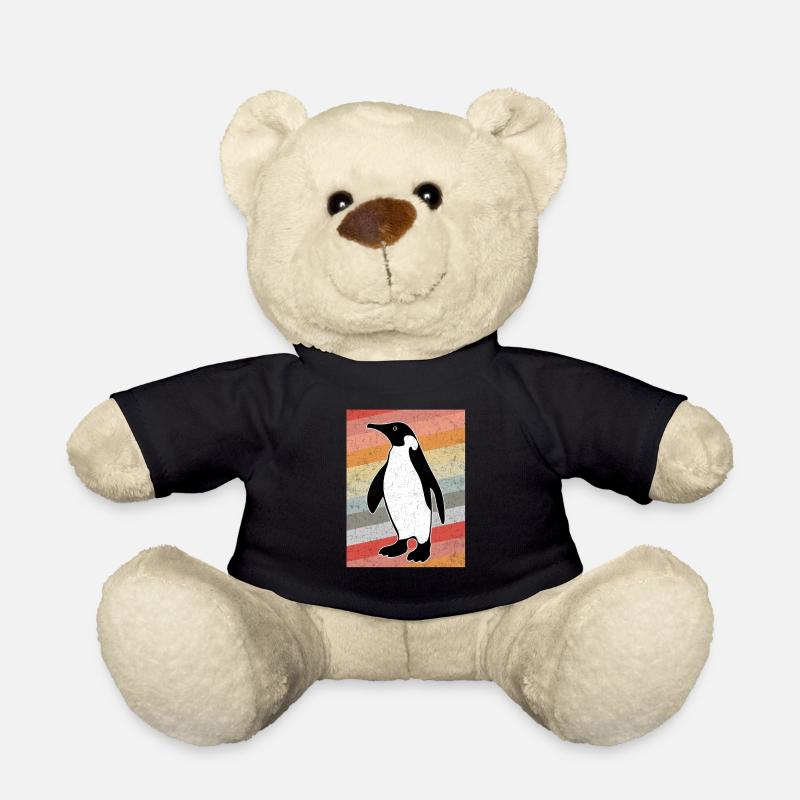 Vintage Pinguin - Teddy - Schwarz