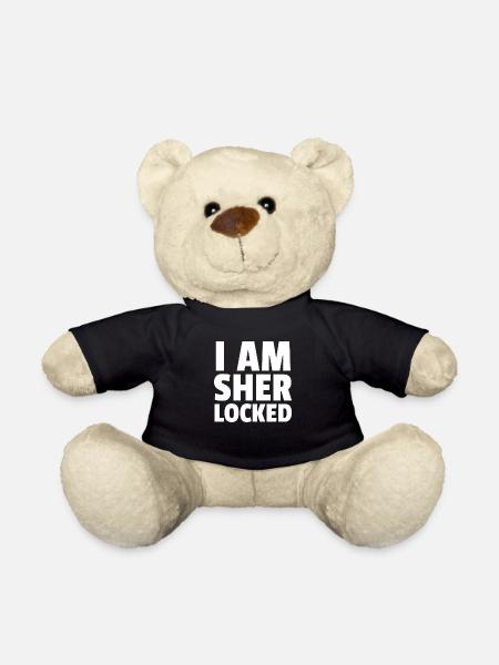I Am Sher Locked - Teddy - Schwarz