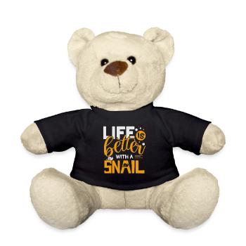 slug - Teddy Bear - black - Front