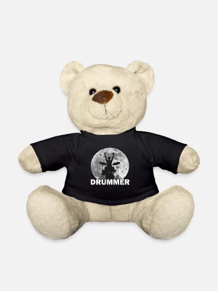 Drummer Schlagzeug - Teddy - Schwarz