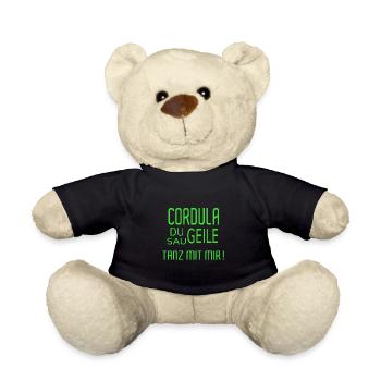 Cordual Kostüm Geschenkidee - Teddy - Schwarz - Vorne