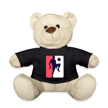 Football logo club football player - Nounours - noir - Devant