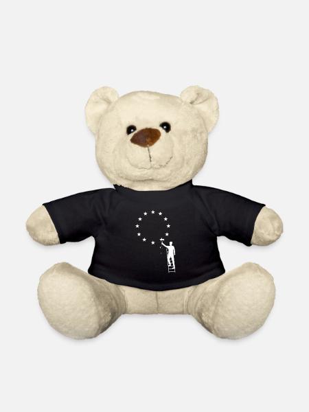 Lustige Anti-EU-Politik der europäischen Flagge UK United - Teddy - Schwarz
