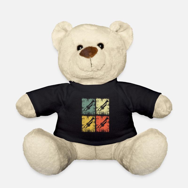 Instrument de trompette Vintage - Nounours - noir