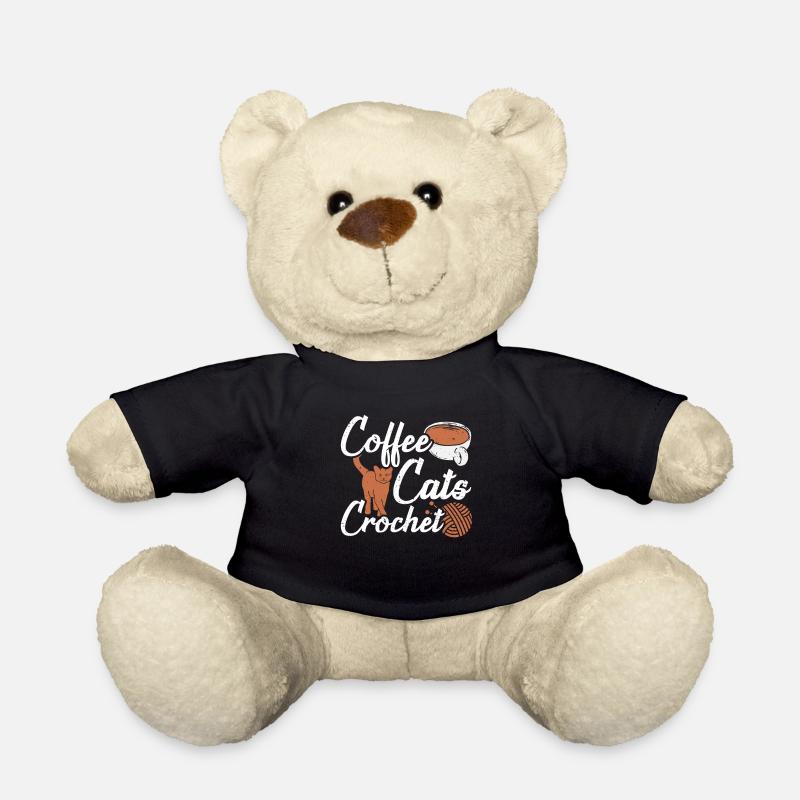 Häkeln Häkelnadel Gehäkelt Häkelei - Teddy - Schwarz