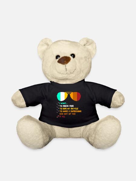 I Want... to Break Free - Teddy Bear - black