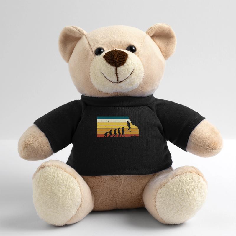 Climbing rock climbing evolution vintage Teddy Bear