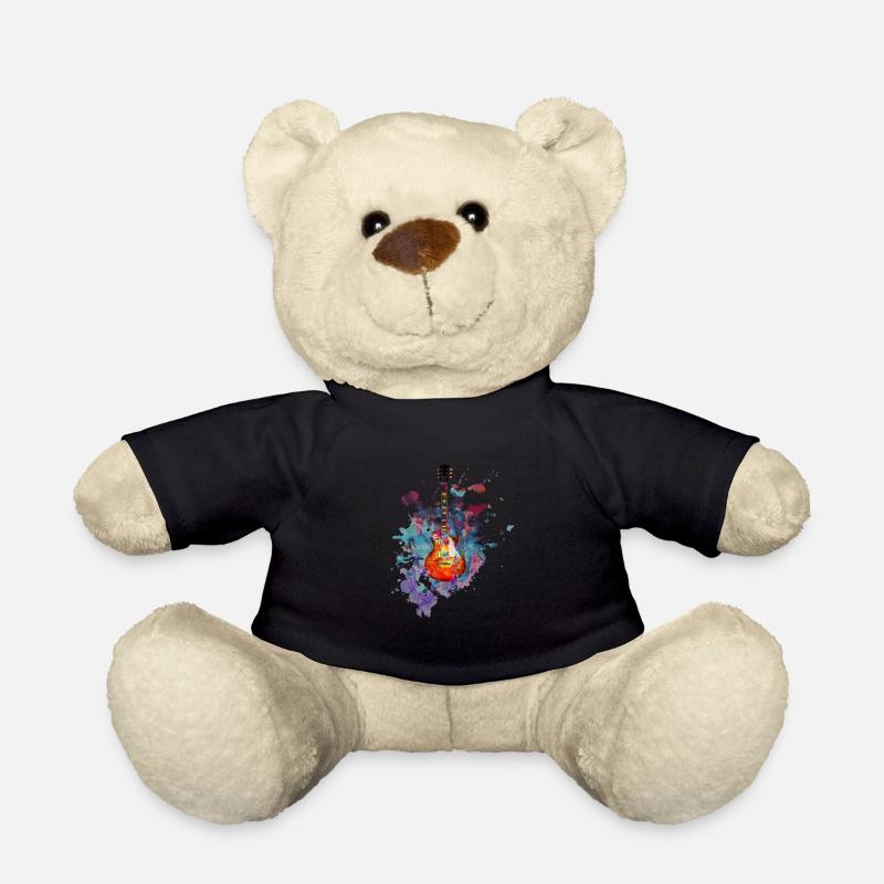 Gitarre Elektrogitarre Gitarrist - Teddy - Schwarz