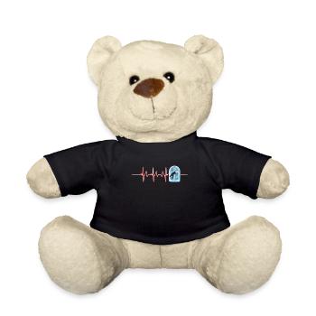 Window Cleaner Cleaning Architectural Glass - Teddy Bear - black - Front