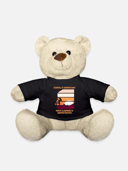 Funny rock climbing - Teddy Bear - black