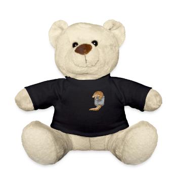 Pangolin cadeau pangolin tshirt pangolin - Nounours - noir - Devant