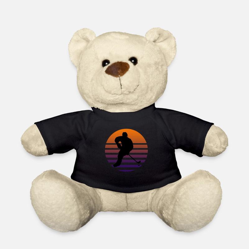 Inlinehockey-Spieler - Teddy - Schwarz