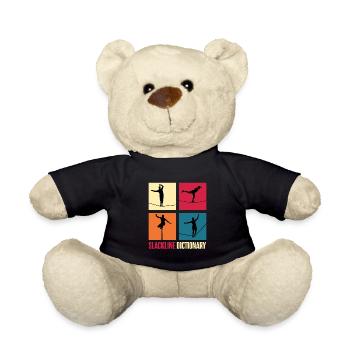 Slackline Lexicon Gift - Teddy Bear - black - Front