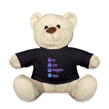 Breakdance Hip Hop Tanzen Tänzer Spruch Geschenk - Teddy - Schwarz - Vorne