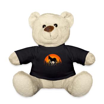 ass - Teddy Bear - black - Front