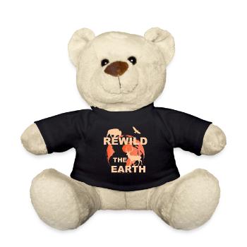 rewild rewilding Verwilderung der Erde - Teddy - Schwarz - Vorne