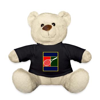 Tennis Court Tennisspieler Hardcourt Medenspiele - Teddy - Schwarz - Vorne