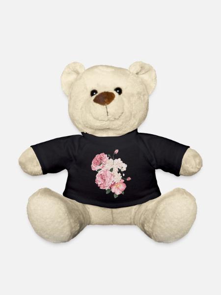 Rosa Rosen - Teddy - Schwarz