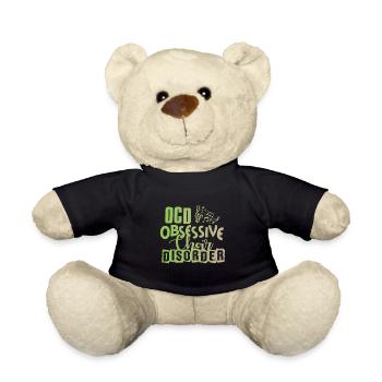 Obsessive Chor Störung Chor Chor Musik Geschenk - Teddy - Schwarz - Vorne