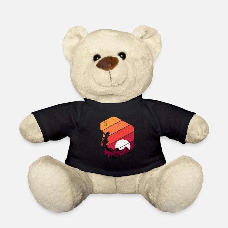 Felsklettern Klettern Retro - Teddy - Schwarz