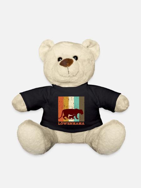 LÖWENMAMA Muttertag Mama Mami - Teddy - Schwarz