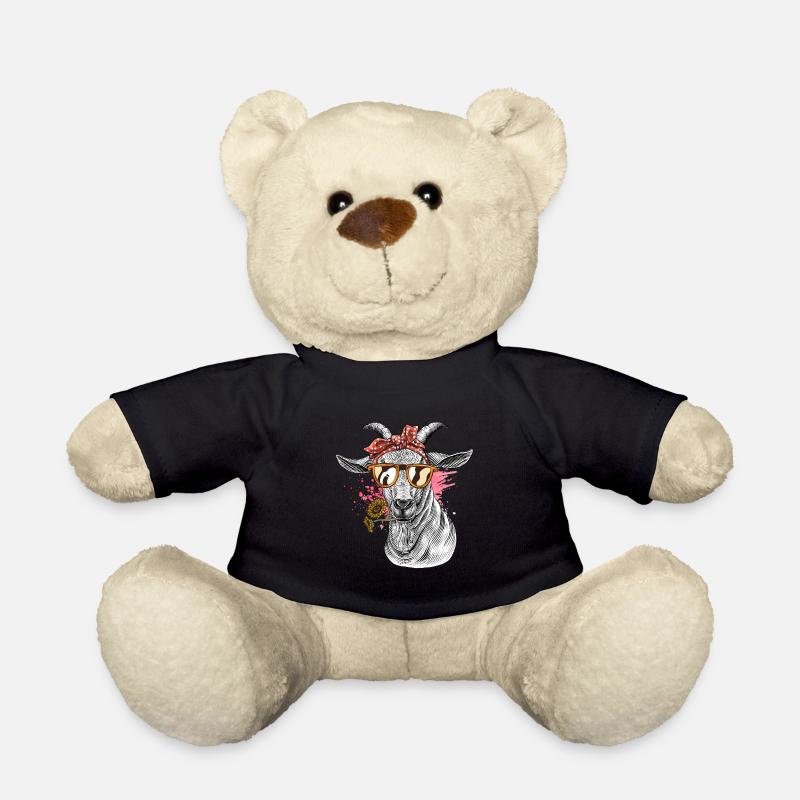 Cool Goat - Teddy Bear - black