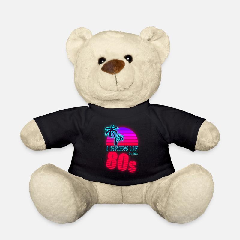 80 Retro 80 Outfir 80 Mottoparty années 80 - Nounours - noir