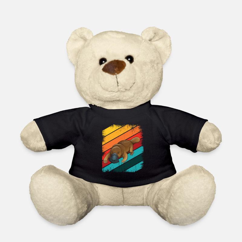 Schnabeltier - Teddy - Schwarz