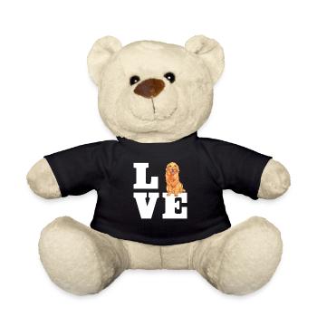 Golden Retriever Amour du chien - Nounours - noir - Devant