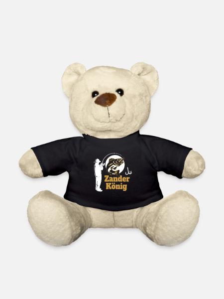 Angler Zander König - Teddy - Schwarz