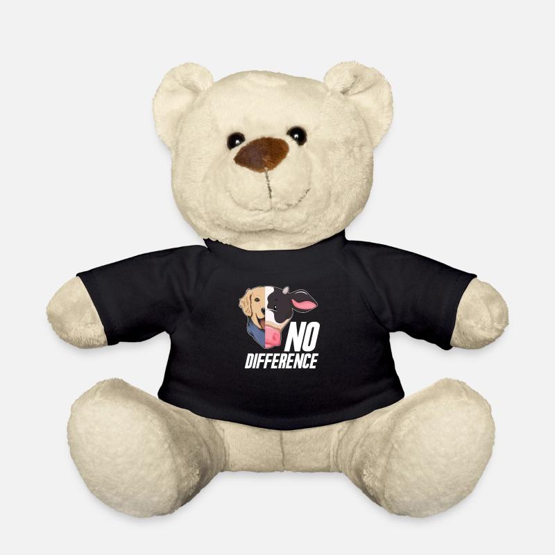 Vegan Veganism Vegetable Vegan - Teddy Bear - black