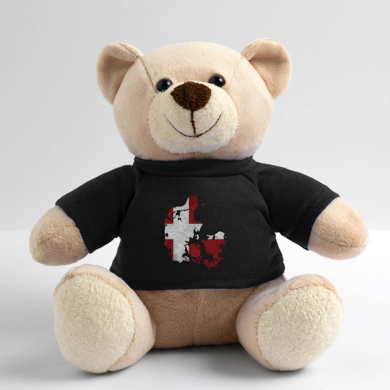 Danemark - frontière dans le drapeau national Nounours