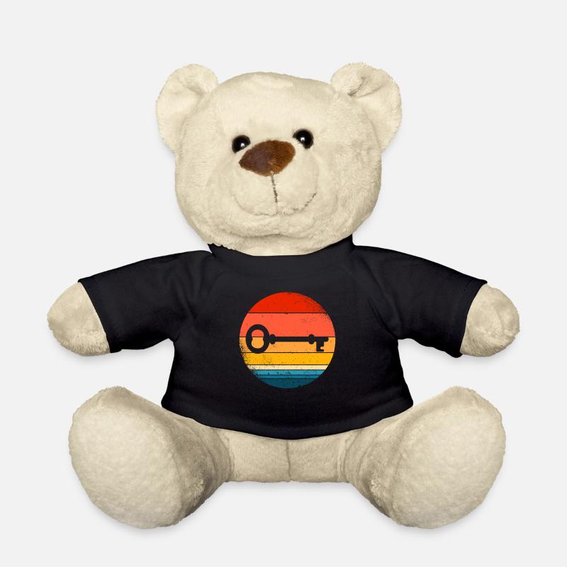 Schlüssel - Teddy - Schwarz
