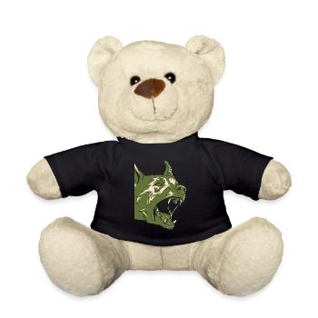 attack dog - Teddy Bear - black - Front