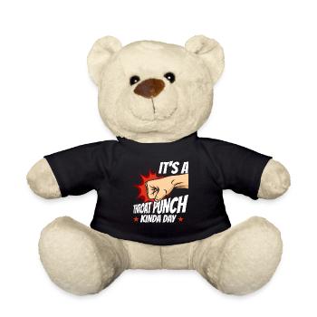 Es ist ein Kehle-Punch-Kinda-Tag - Teddy - Schwarz - Vorne