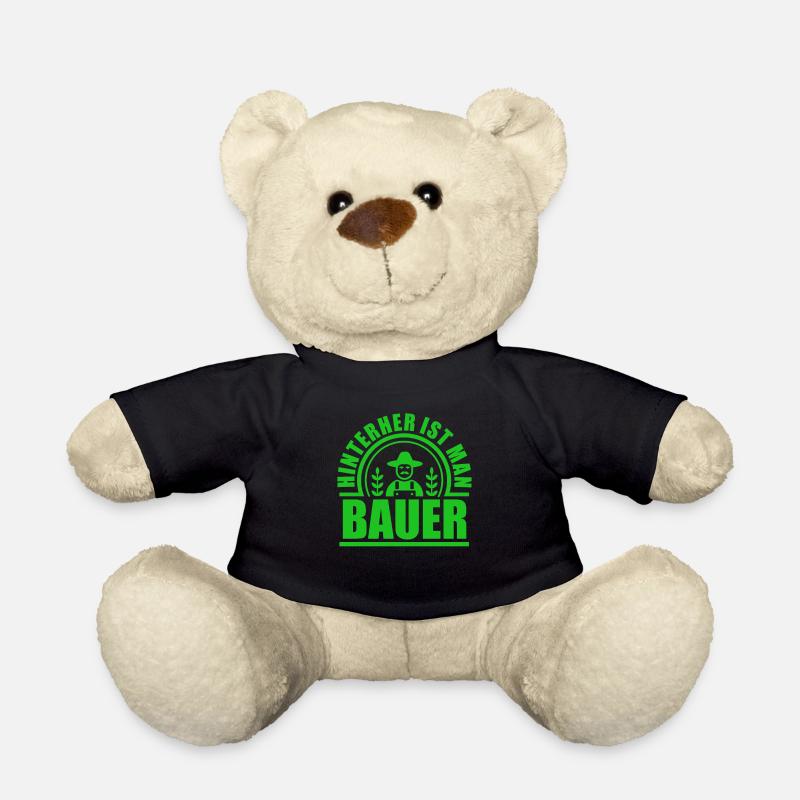 Landwirt Bauer Landwirtschaft - Teddy - Schwarz