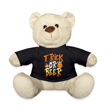 Halloween Trick Or Beer - Teddy - Schwarz - Vorne
