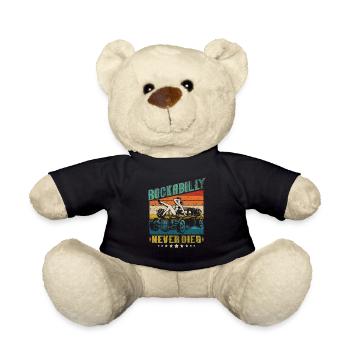 Vintage 50s RnR Design - Rockabilly never dies - Teddy - Schwarz - Vorne