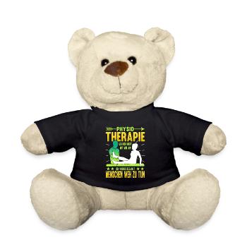 Physiotherapy don't mess with me I will - Teddy Bear - black - Front
