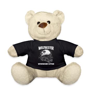 Wohnwagen Wohnmobil Caravan Camper - Teddy - Schwarz - Vorne