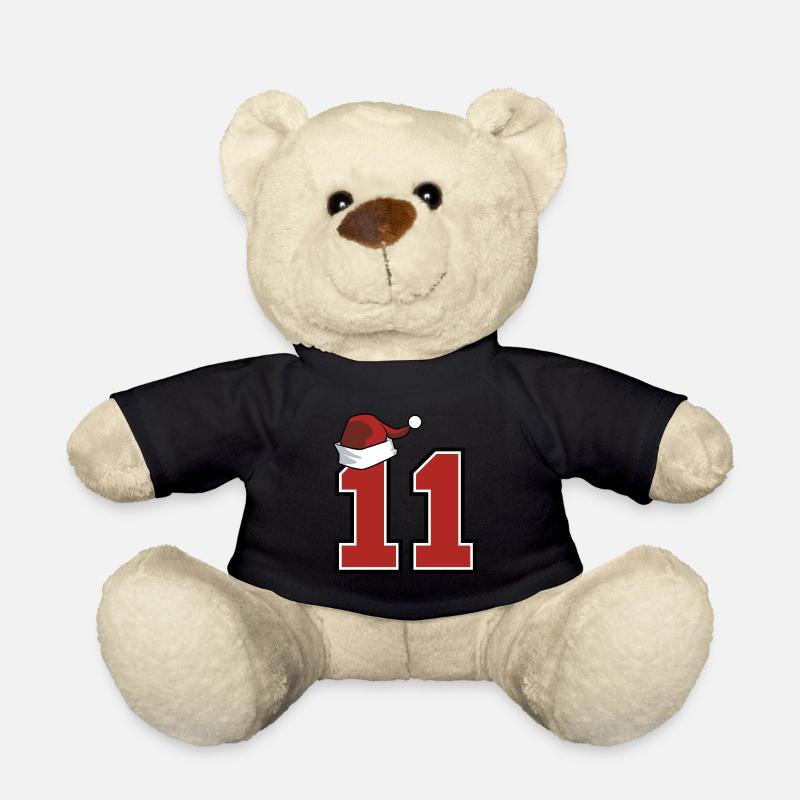 11 Numéro Noël - Nounours - noir