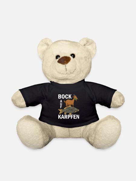 Bock Auf Karpfen Angler Angeln Fischen Angel Angel - Teddy - Schwarz