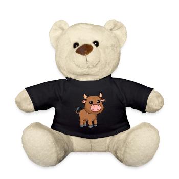 Stier Comic Tier - Teddy - Schwarz - Vorne