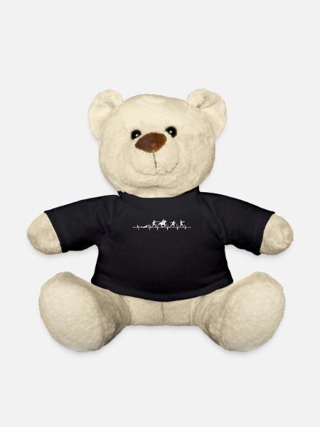 Modern pentathlon heartbeat - Teddy Bear - black