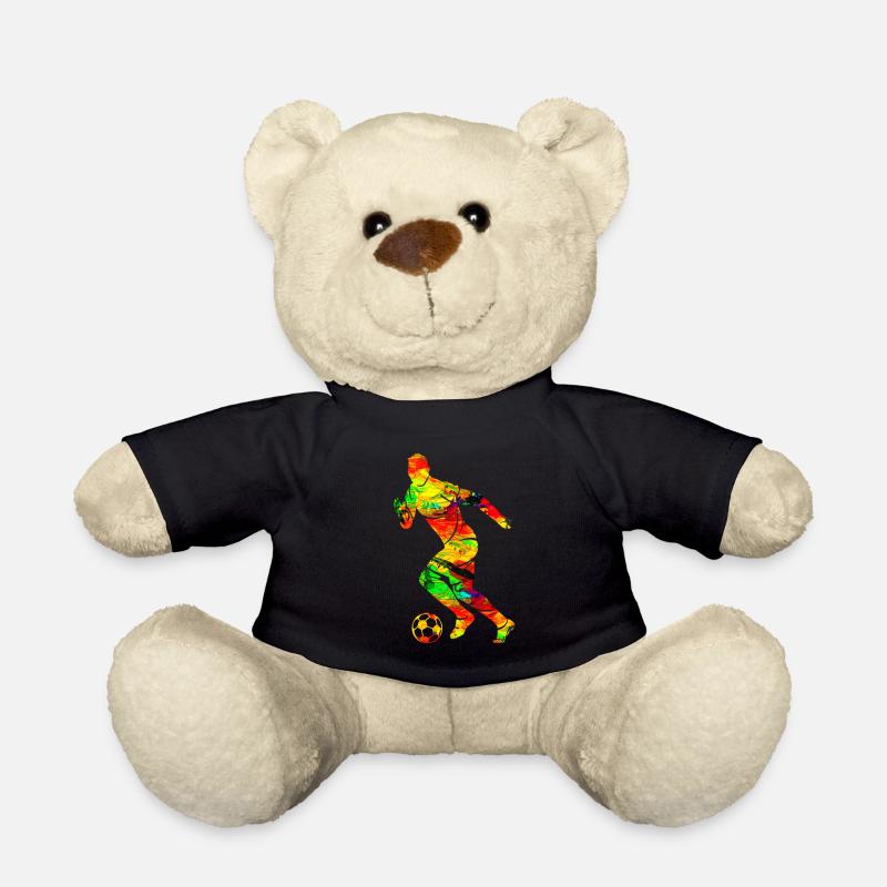 Fussballspieler - Teddy - Schwarz